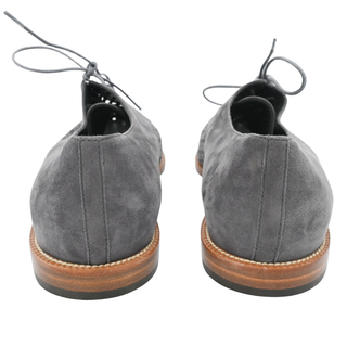 MANOLO BLAHNIK | Gray Perforated Lace Loafers