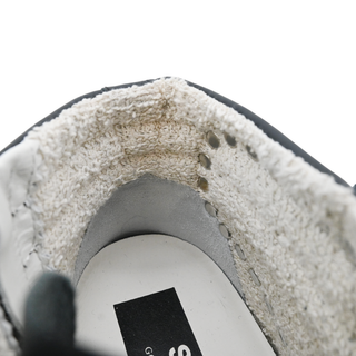 GOLDEN GOOSE | Black Leather Studded Slide Sneakers