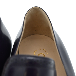 CHANEL | Purple Leather CC Loafers