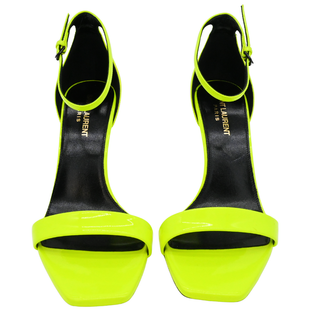 SAINT LAURENT | Amber Neon Patent Heels