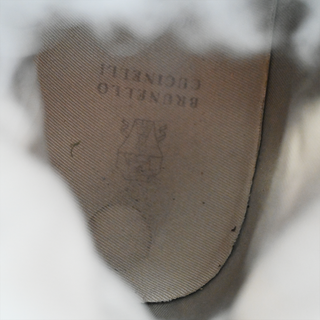 BRUNELLO CUCINELLI | Beige Suede Monili Combat Booties