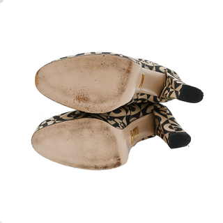 GUCCI | GG Diamante Jacquard Platform Knee-High Boots