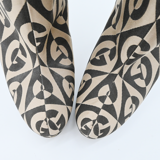 GUCCI | GG Diamante Jacquard Platform Knee-High Boots