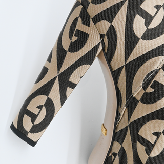 GUCCI | GG Diamante Jacquard Platform Knee-High Boots