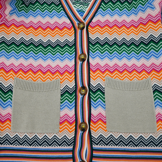 KERRI ROSENTHAL | Walley Island Block Knit Cardigan