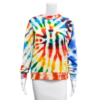 THE ELDER STATESMAN | Rainbow Tie-Dye Cashmere Sweater