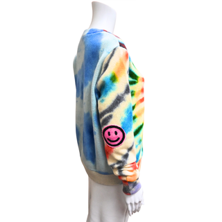 THE ELDER STATESMAN | Rainbow Tie-Dye Cashmere Sweater