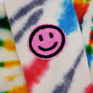 THE ELDER STATESMAN | Rainbow Tie-Dye Cashmere Sweater