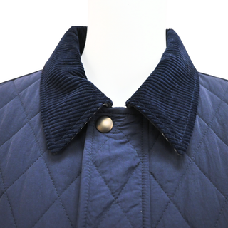 BURBERRY | Navy Quilted Jacket