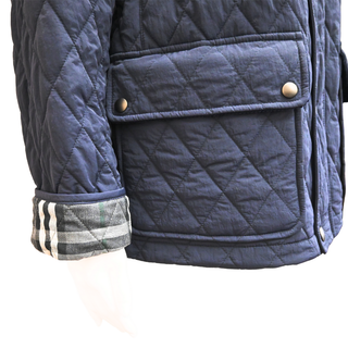 BURBERRY | Navy Quilted Jacket