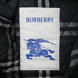 BURBERRY | Navy Quilted Jacket