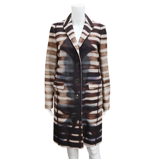 ETRO | Multicolored Striped Wool-Blend Coat