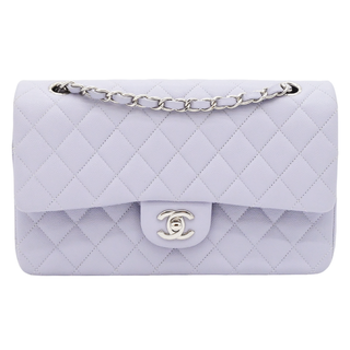 CHANEL | Medium Lavender Caviar Classic Double Flap Bag