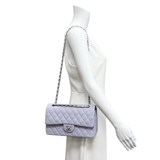 CHANEL | Medium Lavender Caviar Classic Double Flap Bag