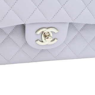 CHANEL | Medium Lavender Caviar Classic Double Flap Bag