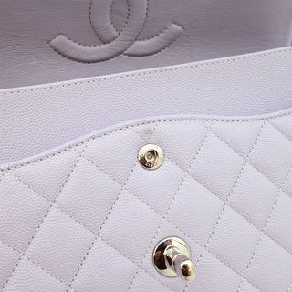 CHANEL | Medium Lavender Caviar Classic Double Flap Bag