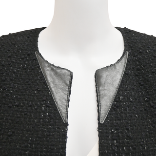 CHANEL | Black Tweed CC Turnlock Jacket