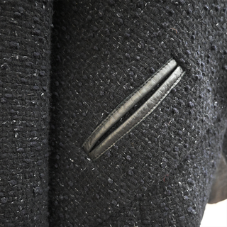 CHANEL | Black Tweed CC Turnlock Jacket