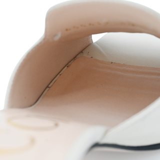 GUCCI | Ivory Baby Horsebit Heeled Mules