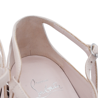 CHRISTIAN LOUBOUTIN | Light Pink Leather Studded Flats