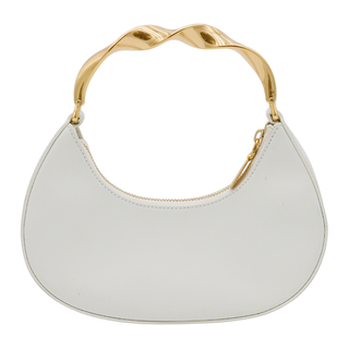 SIMKHAI | Ivory Nixi Twist Leather Top-Handle Bag