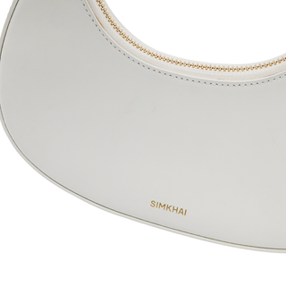 SIMKHAI | Ivory Nixi Twist Leather Top-Handle Bag