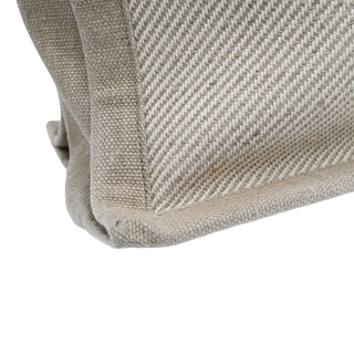 SAINT LAURENT | Beige Canvas Rive Gauche Tote Bag