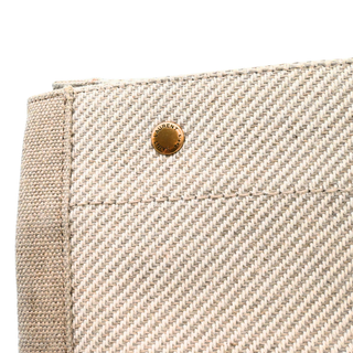 SAINT LAURENT | Beige Canvas Rive Gauche Tote Bag