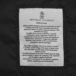 BRUNELLO CUCINELLI | Blue Monili Down Puffer Jacket