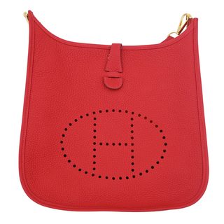 HERMES | Red Evelyne III PM Bag