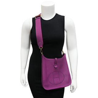 HERMES | Purple Evelyne III PM Bag