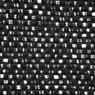 CHANEL | CC Black & White Knit Scarf