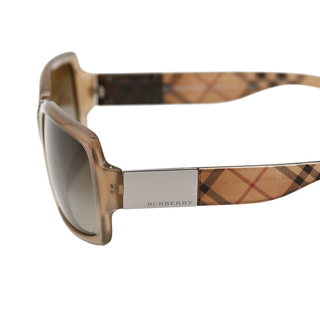 BURBERRY | Taupe Check Sunglasses
