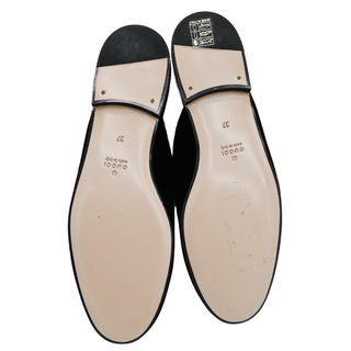 GUCCI | Princetown Frog Velvet Loafer Slippers