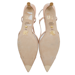 STUART WEITZMAN | Mondrian Light Pink Patent PVC Kitten Heels