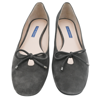 STUART WEITZMAN | Gray Suede Block Pumps