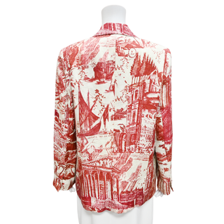 LIBERTINE | Toile De Nantes Linen Long Blazer