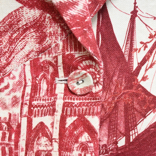 LIBERTINE | Toile De Nantes Linen Long Blazer