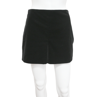 VALENTINO | Black Velvet Mini Shorts