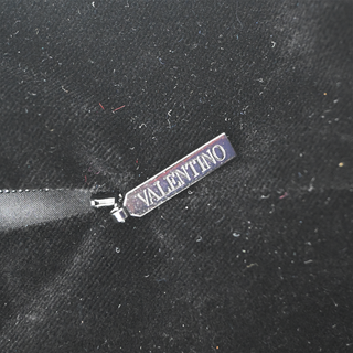 VALENTINO | Black Velvet Mini Shorts