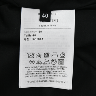 VALENTINO | Black Velvet Mini Shorts