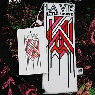 LA VIE STYLE HOUSE | Floral Embroidery Kaftan Maxi Dress