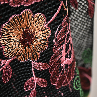 LA VIE STYLE HOUSE | Floral Embroidery Kaftan Maxi Dress