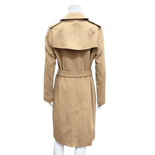 BURBERRY | Kensington Tan Cashmere Trench Coat