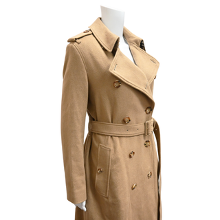 BURBERRY | Kensington Tan Cashmere Trench Coat