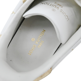 LOUIS VUITTON | Time Out White & Gold Monogram Sneakers