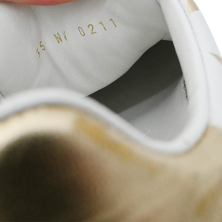 LOUIS VUITTON | Time Out White & Gold Monogram Sneakers