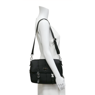 PRADA | Nylon Bomber Logo Shoulder Bag