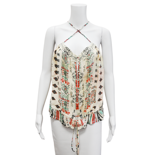 ETRO | Multicolored Geometric Strappy Blouse