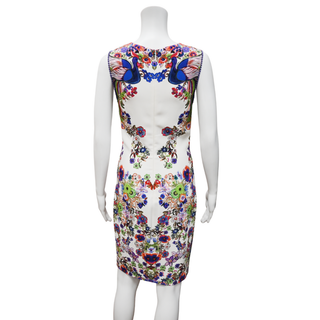 ROBERTO CAVALLI | Multicolored Floral Bodycon Dress